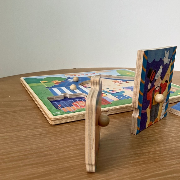 Wooden Circus Puzzle - Picture 4 of 5